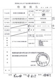 出廠(chǎng)報(bào)告